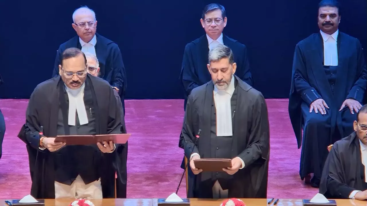 Justice Sree Chandrashekhar takes oath
