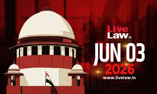 Supreme Court Daily Round-Up : June 3, 2026 Supreme Court Daily Round-Up : June 3, 2026