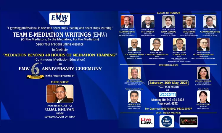 Team E-Mediation Writings (EMW) Marks Its 6th Anniversary With Launch Of E-Mediation Initiatives