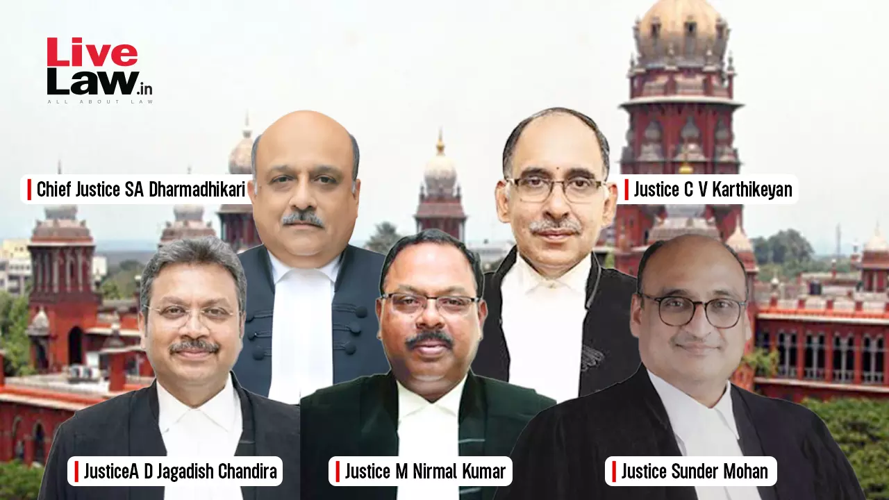 Convicts Leave, Temporary Release Cant Be Indefinitely Suspended Due To Pending Appeal: Madras High Court 5-Judge Bench Convicts Leave, Temporary Release Cant Be Indefinitely Suspended Due To Pending Appeal: Madras High Court 5-Judge Bench