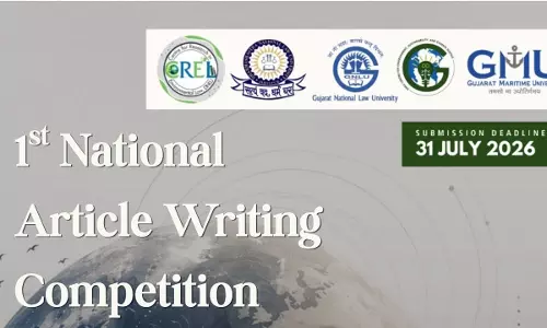 DNLU Jabalpur Invites Submissions For 1st National Article Writing Competition On Environmental Law, Sustainability And Climate Justice DNLU Jabalpur Invites Submissions For 1st National Article Writing Competition On Environmental Law, Sustainability And Climate Justice