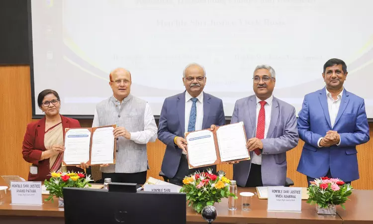 M.P. State Legal Services Authority Signs MoU With DNLU Jabalpur, Launches Certificate Course On Mediation M.P. State Legal Services Authority Signs MoU With DNLU Jabalpur, Launches Certificate Course On Mediation