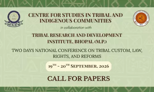 DNLU Jabalpur To Host National Conference On Tribal Custom, Law, Rights And Reforms DNLU Jabalpur To Host National Conference On Tribal Custom, Law, Rights And Reforms