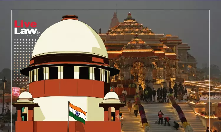 Dont Politicise Ayodhya Ram Temple Donation Theft, Cautions Supreme Court Dont Politicise Ayodhya Ram Temple Donation Theft, Cautions Supreme Court