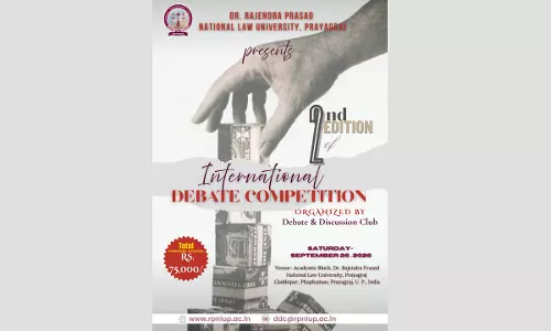 RPNLU Prayagraj Announces 2nd International Debate Competition 2026; Registrations Open RPNLU Prayagraj Announces 2nd International Debate Competition 2026; Registrations Open