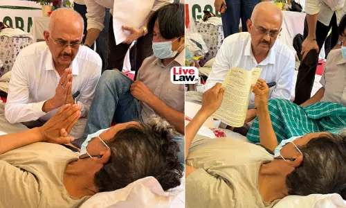 SCBA President Vikas Singh Urges Sonam Wangchuk To End Hunger Strike, Says Moral Fiber Of Todays Politicians Diminished SCBA President Vikas Singh Urges Sonam Wangchuk To End Hunger Strike, Says Moral Fiber Of Todays Politicians Diminished