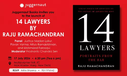 Senior Advocate Raju Ramachandrans 14 Lawyers: Portraits From The Bar To Be Launched At India International Centre