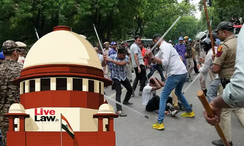 Student Injured In NEET-UG Protest Seeks Supreme Court Directions For Mandatory Police Name Badges, Uniform Crowd-Control SOP