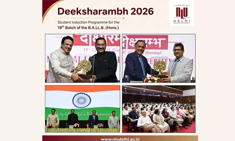 NLU Delhi Holds Deeksharambh 2026 Student Induction Programme For 19th B.A. LL.B. (Hons.) Batch NLU Delhi Holds Deeksharambh 2026 Student Induction Programme For 19th B.A. LL.B. (Hons.) Batch