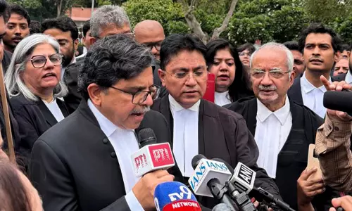 Supreme Court Lawyers Recite Preamble Supporting Student Protests