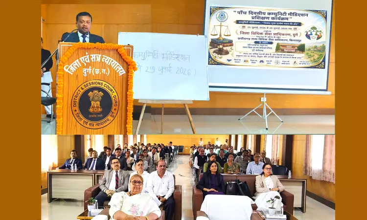 DLSA Durg Begins Community Mediation Training Programme Under NALSAs Litigation-Free Rural India Initiative DLSA Durg Begins Community Mediation Training Programme Under NALSAs Litigation-Free Rural India Initiative