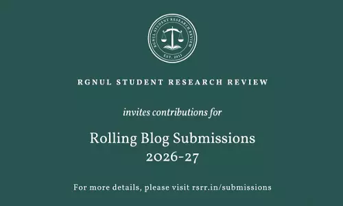 RGNUL Student Research Review Invites Blog Submissions on Contemporary Legal Issues RGNUL Student Research Review Invites Blog Submissions on Contemporary Legal Issues