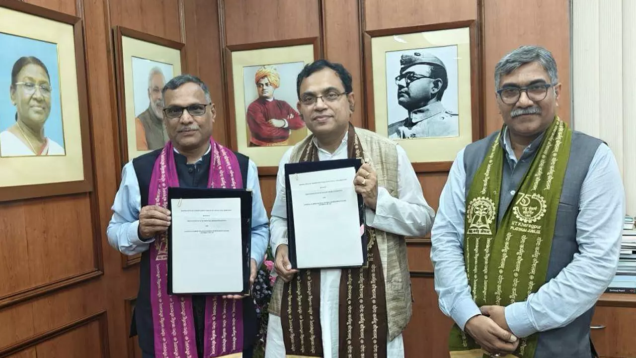 IIT Kharagpur, NALSAR University Sign MoU For Academic And Research Collaboration IIT Kharagpur, NALSAR University Sign MoU For Academic And Research Collaboration