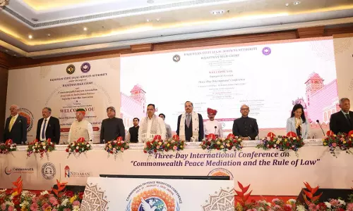 Jaipur Declaration Adopted At Commonwealth Peace Mediation Conference; Rajasthan HC Launches Nyayayan Digital Judicial Initiative Jaipur Declaration Adopted At Commonwealth Peace Mediation Conference; Rajasthan HC Launches Nyayayan Digital Judicial Initiative