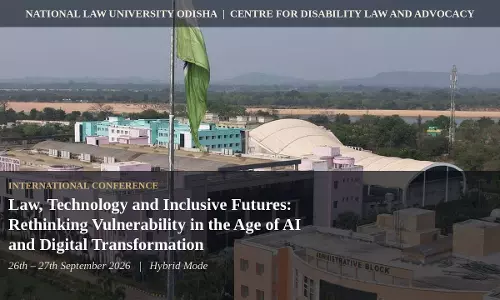 NLU Odisha – Centre For Disability Law And Advocacy (CDLA) Organises Two-Day International Conference NLU Odisha – Centre For Disability Law And Advocacy (CDLA) Organises Two-Day International Conference