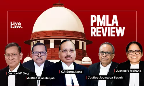 Supreme Court Bench Hearing PMLA Review Batch Reconstituted By Parties Consent; Justices Bhuyan & NK Singh Replaced