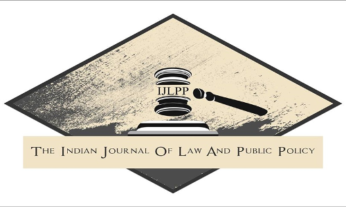 Call For Blog Entries: Indian Journal Of Law And Public Policy