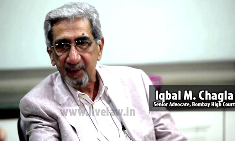 Senior Advocate Iqbal Chagla Passes Away