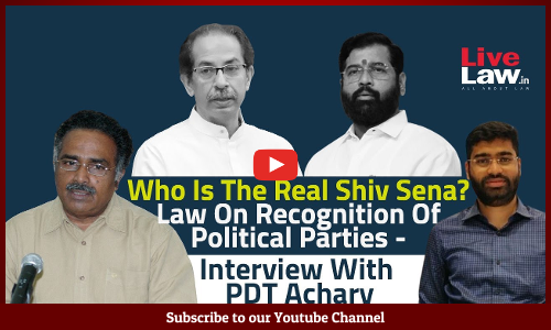 Eknath Shinde Group Cant Claim To Be Real Shiv Sena Only Based On Majority In Assembly : PDT Achary [Video Interview]
