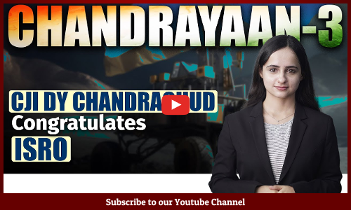 CJI DY Chandrachud Congratulates ISRO On Chandrayaan-3 Moon Landing [Video]