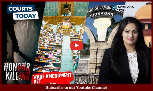 Waqf Act | Honour Killing | 498A IPC | Drug Trafficking And More [VIDEO]