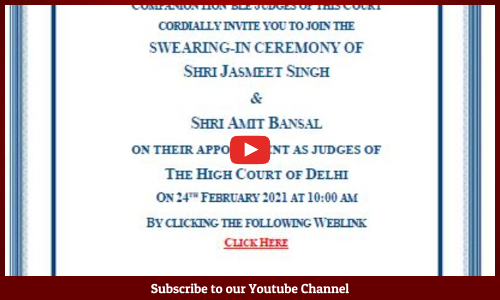 Amit Bansal, Jasmeet Singh Take Oath As Judges, Delhi High Court: Working Strength Of Court Now 32