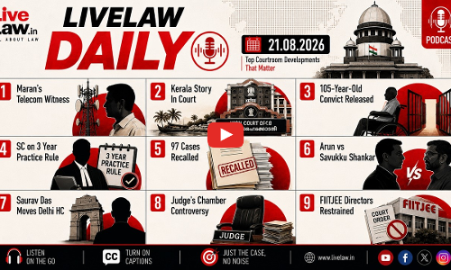 LiveLaw Daily| The Kerala Story| 3 year practice rule| Saurav Das| FIITJEE & more