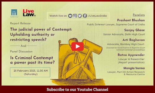 Is Criminal Contempt a Power Past its Time? Summary of Panel Discussion