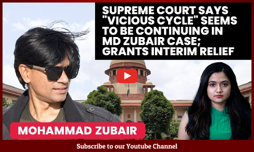 Supreme Court Says Vicious Cycle Seems To Be Continuing In Md Zubair Case; Grants Interim Relief [Video]
