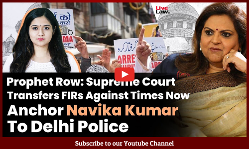 Prophet Row: Supreme Court Transfers FIRs Against Times Now Anchor Navika Kumar To Delhi Police [VIDEO]