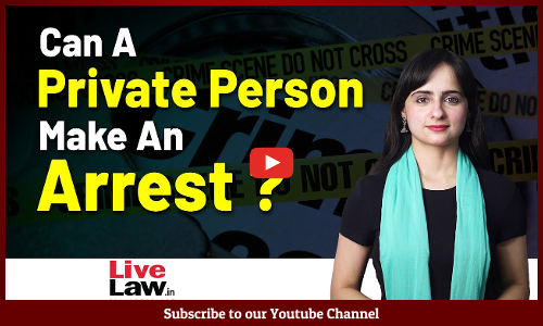 Can A Private Person Make An Arrest? [VIDEO]