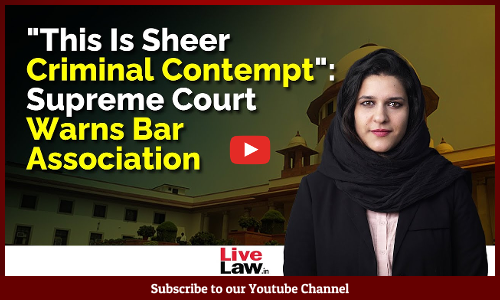 SC Censures Bar Association For Passing Resolution Against Legal Aid Defence Councel System [Video]