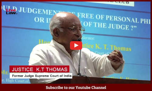 Should Judgments be free of the personal philosophy or ideology of the judge?