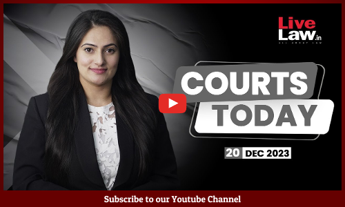 Courts Today 20.12.2023: Cash For Query Row|Anti Defection Law| Pakistan Zindabad Slogan And More [VIDEO]