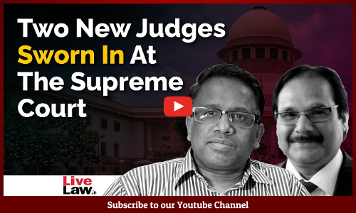 Justice Prashant Kumar Mishra, KV Vishwanathan Take The Oath To Be Judges At the Supreme Court [Video]