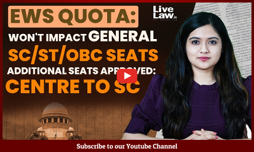EWS Quota Wont Impact General, SC/ST/OBC Seats, Additional Seats Approved: Centre To SC [Video]