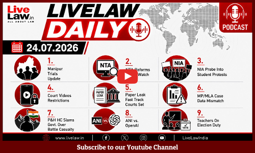 LiveLaw Daily| Manipur Special Courts| Student protests| ANI vs OpenAI| Teacher Deployment For SIR