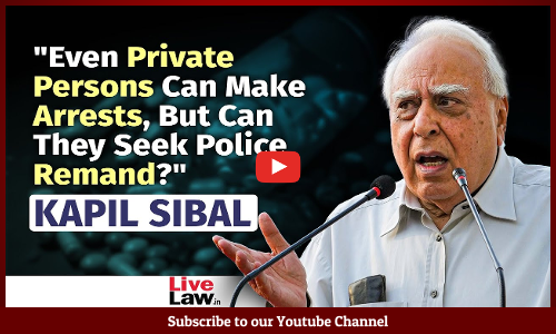 Senior Advocate Kapil Sibal Argues Against ED Custody Of Senthil Balaji In Supreme Court [Video]