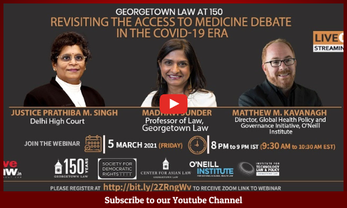 [LIVE NOW] Webinar On Revisiting The Access To Medicine Debate In The COVID-19 Era-