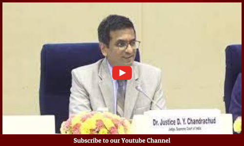 Justice Chandrachud : Never Confuse Law With Justice, What Is Just May Not Be Always Legal [Video]