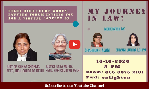 [LIVE NOW] My Journey in Law - In Conversation with Justice Rekha Sharma & Justice Usha Mehra