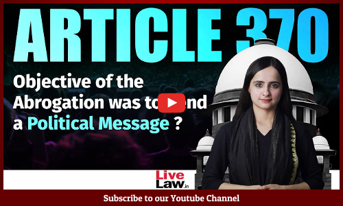 Article 370 In Supreme Court: What do the Petitioners say? [Video]