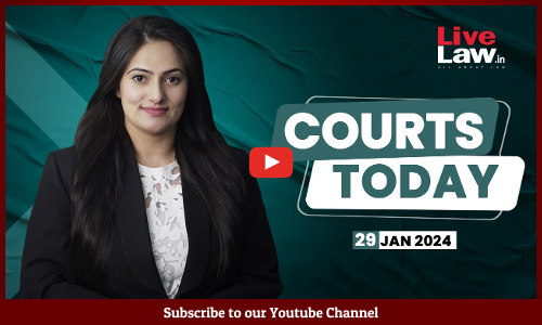 Courts Today 29.01.24:NCP Rift| Chandrababu Naidu| Krishna Janmabhoomi Case|Tejashwi Yadav Case [VIDEO]