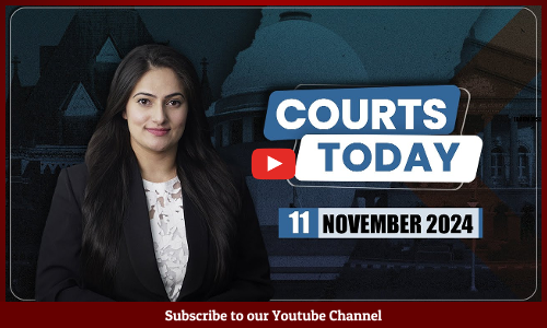 Courts Today 11.11.24:Firecracker Ban|CJI Sanjiv Khanna| Delhi Riots Conspiracy| DUSU Elections [VIDEO]