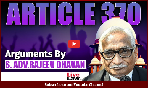 Article 370 | Special Provisions Not Unique To J&K, Senior Advocate Rajeev Dhavan [Video]