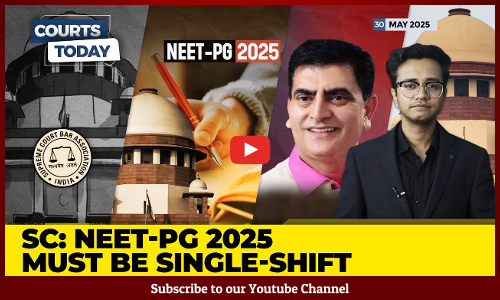 NEET-PG 2025 | Retirement Age; Govt Job | Contempt Against Journalist | Cryptocurrency | SCBA Polls [VIDEO]
