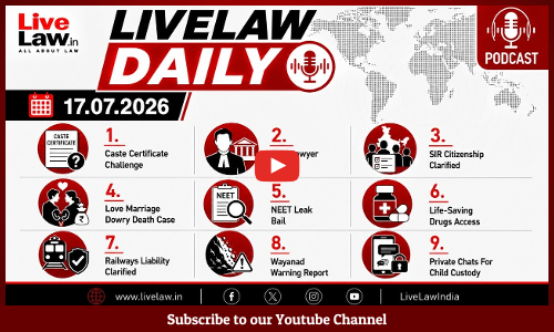 LL Daily | SIR Citizenship| NEET Paper Leak| Wayanad Landslide| TVK Lawyer Plea| Caste Certificate