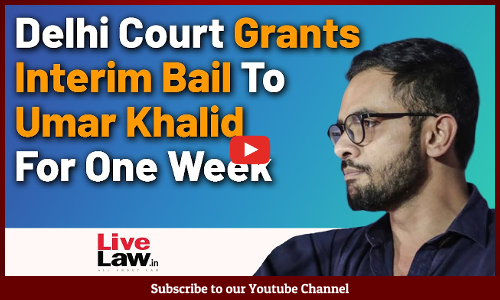 Delhi Court Grants Interim Bail To Umar Khalid For One Week [VIDEO]