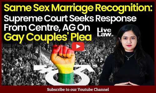 Same Sex Marriage Recognition: Supreme Court Seeks Response From Centre, AG On Gay Couples Plea [VIDEO]