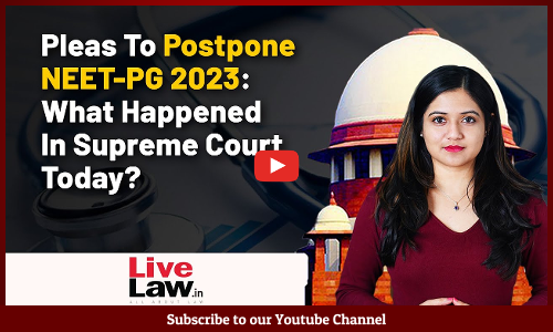 Pleas To Postpone NEET-PG 2023: What Happened In Supreme Court Today? [VIDEO]